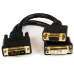Cavo Adattatore Startech DVI-I a DVI-D e VGA HD15