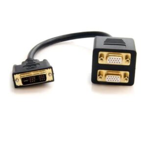 Adattatore Splitter DVI a 2 VGA Startech 30 cm