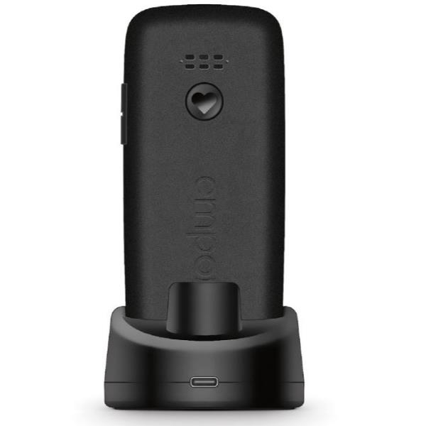 Telefono Cellulare Emporia Happy Quadriband Nero Senza Touchscreen