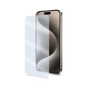 Proteggi Schermo Celly Easy Glass per iPhone 16 Pro - Vetro Temperato