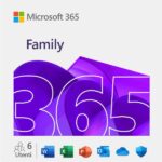 Microsoft M365 Family Subscr PK LIC 1YR Online Eurozone ESD – Software elettronico – Download immediato