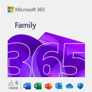 Microsoft M365 Family Subscr PK LIC 1YR Online Eurozone ESD - Software elettronico - Download immediato