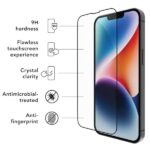 Proteggi Schermo iPhone 15 Plus Dbramante 1928 ECO-SHIELD Black Edge