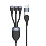 Cavo USB 3-in-1 Conceptronic PD 60W 1.5m Ricarica e Dati