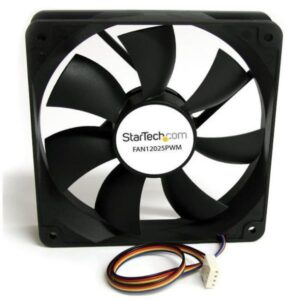 Ventola PC Startech PWM 120mm 25mm Raffreddamento Nero