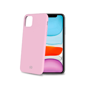 Cover iPhone 11 Celly FEELING in Silicone Rosa