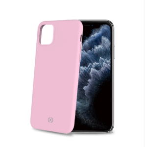 Cover Celly FEELING per iPhone 11 Pro Max in Silicone Rosa