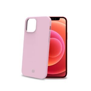Cover Celly FEELING per iPhone 12 Mini in Silicone Rosa