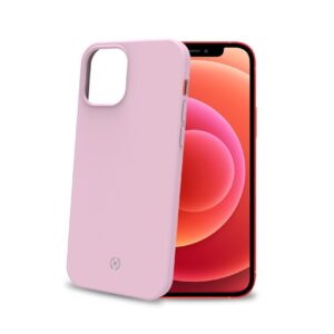 Cover Celly FEELING per iPhone 12 Pro Max in Silicone Rosa