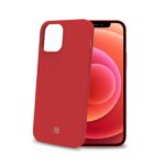Cover Celly FEELING per iPhone 12 Pro Max in Silicone Rosso