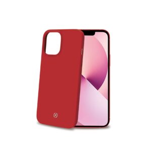Cover Celly FEELING per iPhone 13 Mini in Silicone Rosso
