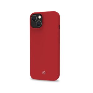 Cover Celly FEELING per iPhone 14 in Silicone Rosso