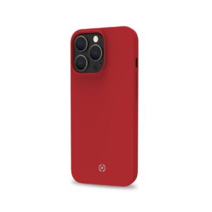 Cover Celly FEELING per iPhone 14 Pro in Silicone Rosso