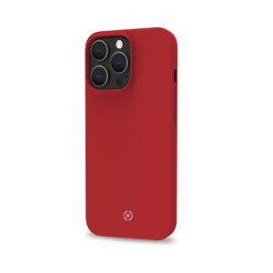 Cover Celly FEELING per iPhone 14 Pro Max in Silicone Rosso