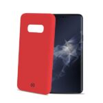 Cover Celly FEELING per Samsung Galaxy S10e in Silicone Rosso