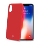 Cover Celly FEELING per iPhone Xs e iPhone X in Silicone Rosso