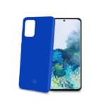 Cover Celly Feeling per Samsung Galaxy S20+ Blu in Silicone