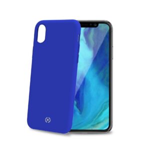 Cover Celly FEELING per iPhone XR in Silicone Blu