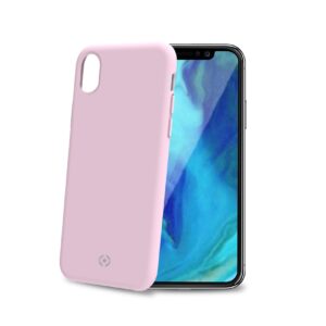 Cover Celly FEELING per iPhone XR in Silicone Rosa