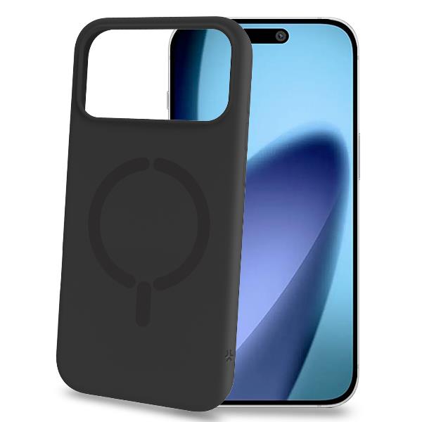 Cover iPhone 17 Pro Max Celly FEELINGMAG in TPU Nero