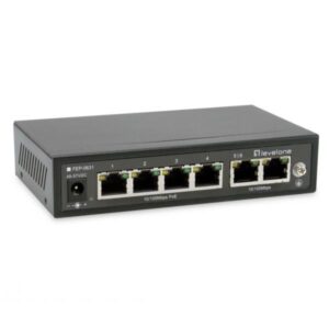 Switch Level One FEP-0631 6 Porte 10/100 PoE 60W