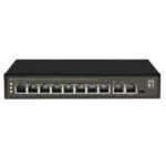 Switch Level One FGP-1031 10 Porte Fast Ethernet PoE 120W, 2 Uplink Gigabit