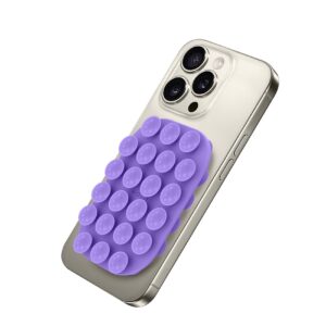 Ventosa per Smartphone Celly FIXSQUARE in Silicone Viola