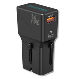 Caricabatterie Bulk Travel 2 Porte USB-C PD 20W Nero