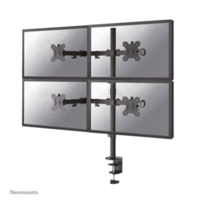 Supporto Monitor Neomounts FPMA-D550D4BLAC per 4 Schermi fino a 32"