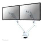 Staffa Monitor Neomounts FPMA-D750DWHIT2 per 2 Schermi fino a 32″ su Scrivania