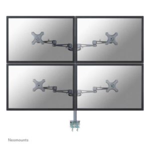 Staffa Monitor Neomounts FPMA-D935D4 per 4 Schermi fino a 26" Montaggio Scrivania
