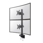 Staffa Monitor Neomounts FPMA-D960DVBLAC Doppia per Scrivania fino a 49″
