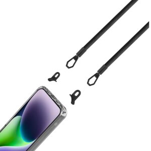 Cover iPhone 14 Plus Celly Freedom Case Trasparente con Laccio