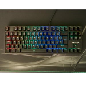 Tastiera Gaming Bulk SPYCO Tenkeyless 87 Retroilluminata USB Italiana