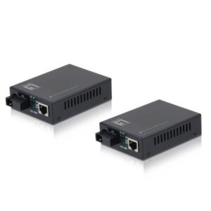 Media Converter Level One FVT-2202 RJ45 a Fibra Monomodale 20km