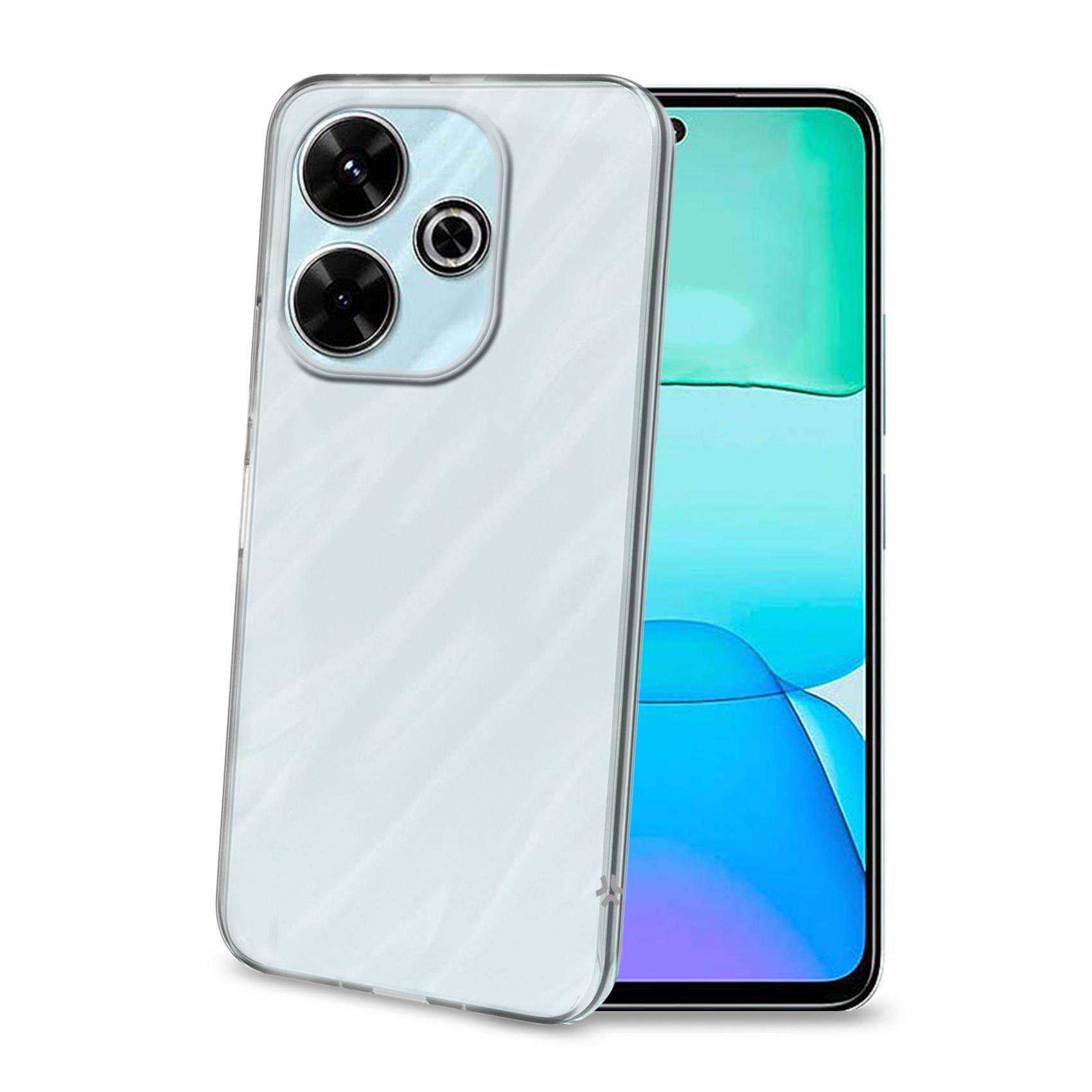 Cover Smartphone Celly GELSKIN per Xiaomi Redmi 13 Trasparente