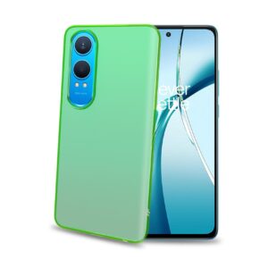 Cover Smartphone Celly GELSKIN per OnePlus Nord CE 4 Lite Trasparente Verde