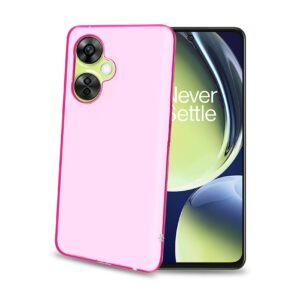 Cover Smartphone Celly GELSKIN per OnePlus Nord CE 3 Lite Trasparente Rosa