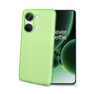 Cover Smartphone Celly GELSKIN per OnePlus Nord 3 Trasparente Verde