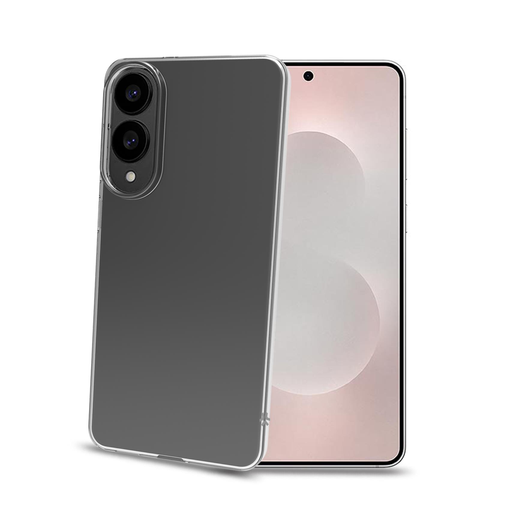 Cover Celly GELSKIN per Samsung Galaxy S25 Edge Trasparente