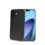 Cover Celly GELSKIN per iPhone 17 Trasparente Nero TPU