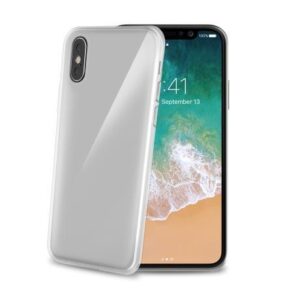 Cover Celly GELSKIN per iPhone Xs e iPhone X Trasparente TPU