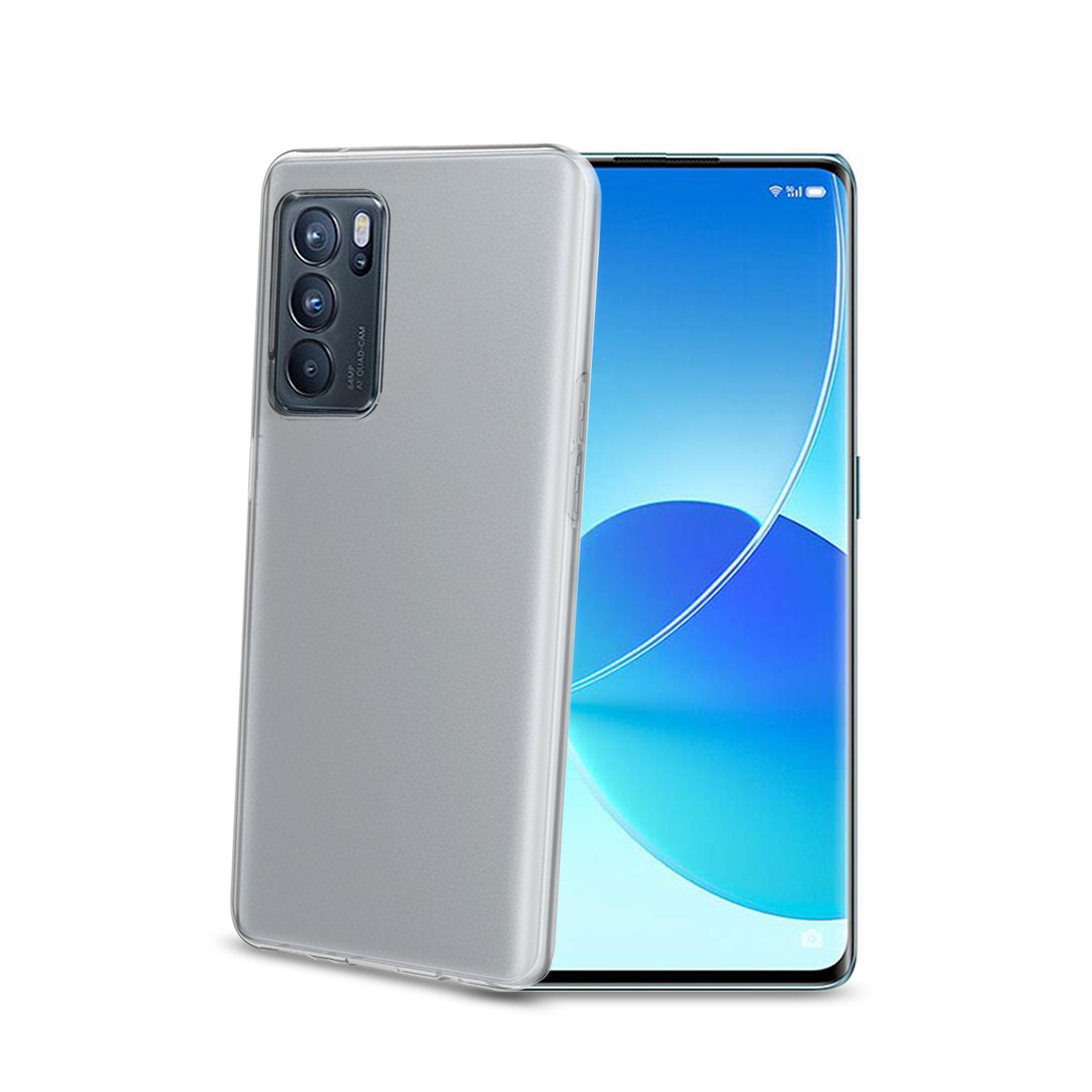 Cover Smartphone Celly GELSKIN per Oppo Reno 6 Pro 5G Trasparente