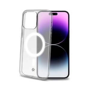 Cover Celly GELSKINMAG per iPhone 15 Pro Max Trasparente