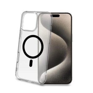 Cover iPhone 16 Pro Max Celly GELSKINMAG Trasparente