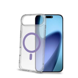 Cover Celly GELSKINMAG per iPhone 17 Trasparente