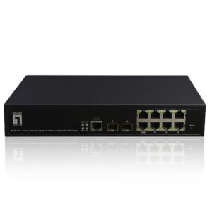 Switch Level One GEP-1061 10 Porte Gigabit L2 Managed PoE 180W 2 SFP
