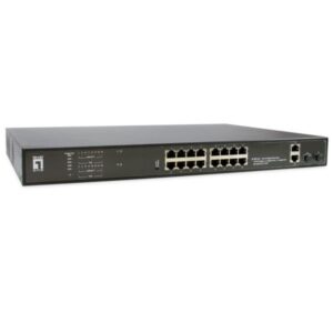 Switch Level One GEP-2021 20 Porte Gigabit PoE 270W 2 SFP
