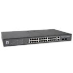 Switch Level One GEP-2841 28 Porte Gigabit PoE+ 375W Web Smart 2x SFP