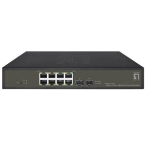Switch Level One GES-2110P 10 Porte Gigabit Smart Lite PoE 130W 8 PoE + 2 SFP